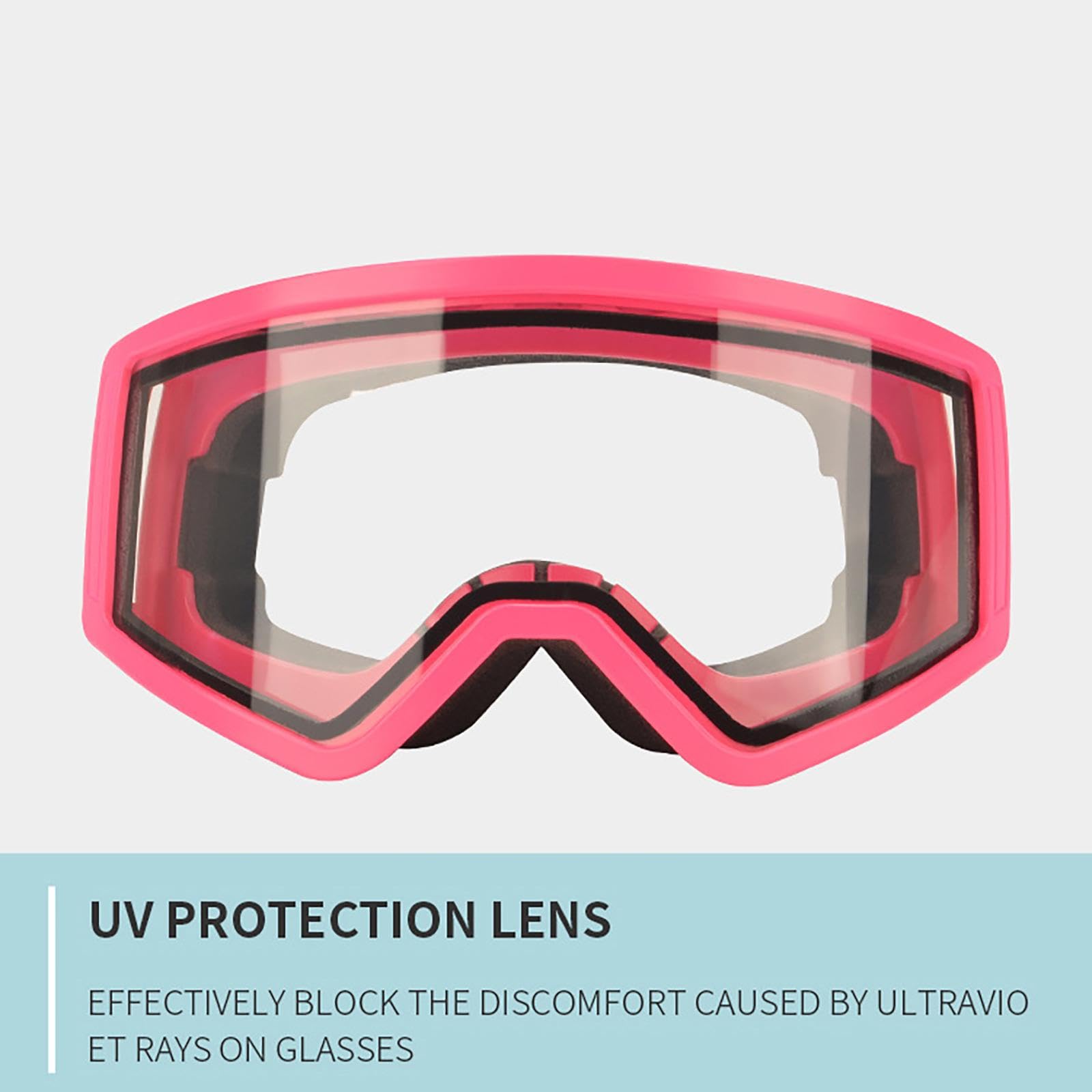 Lunettes de ski photochromiques pour enfants - Lunettes de snowboard coupe-vent