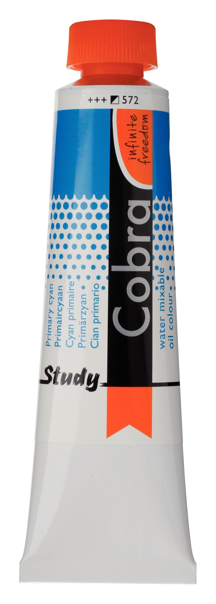 Cobra Study Oil Colour Tube 40 ml Primary Cyan 572