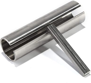 3mirrors Crank Shaft Sleeve Adapter 3/4" to 7/8" Stainless Steel adapter for Gas Engine Pulley Bore Reducer Sleeve Bushing w/ 3/16 Key