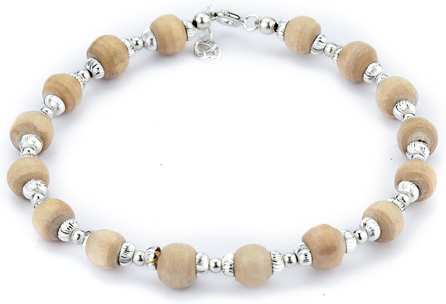 925 Silver Tulsi Bracelet for Men and Women