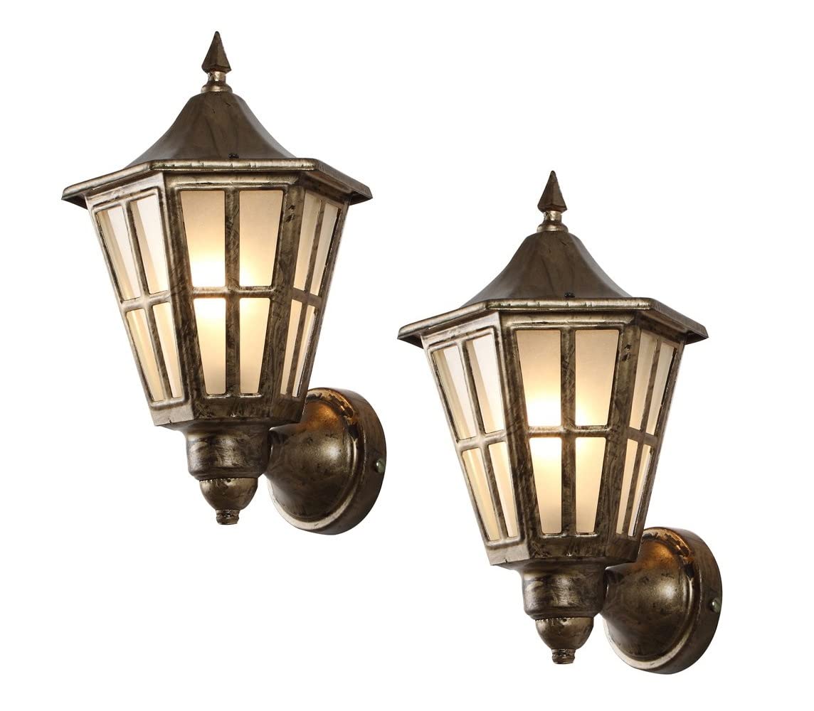 Hurricane Wall Lights - Antique Brushed Finish -1