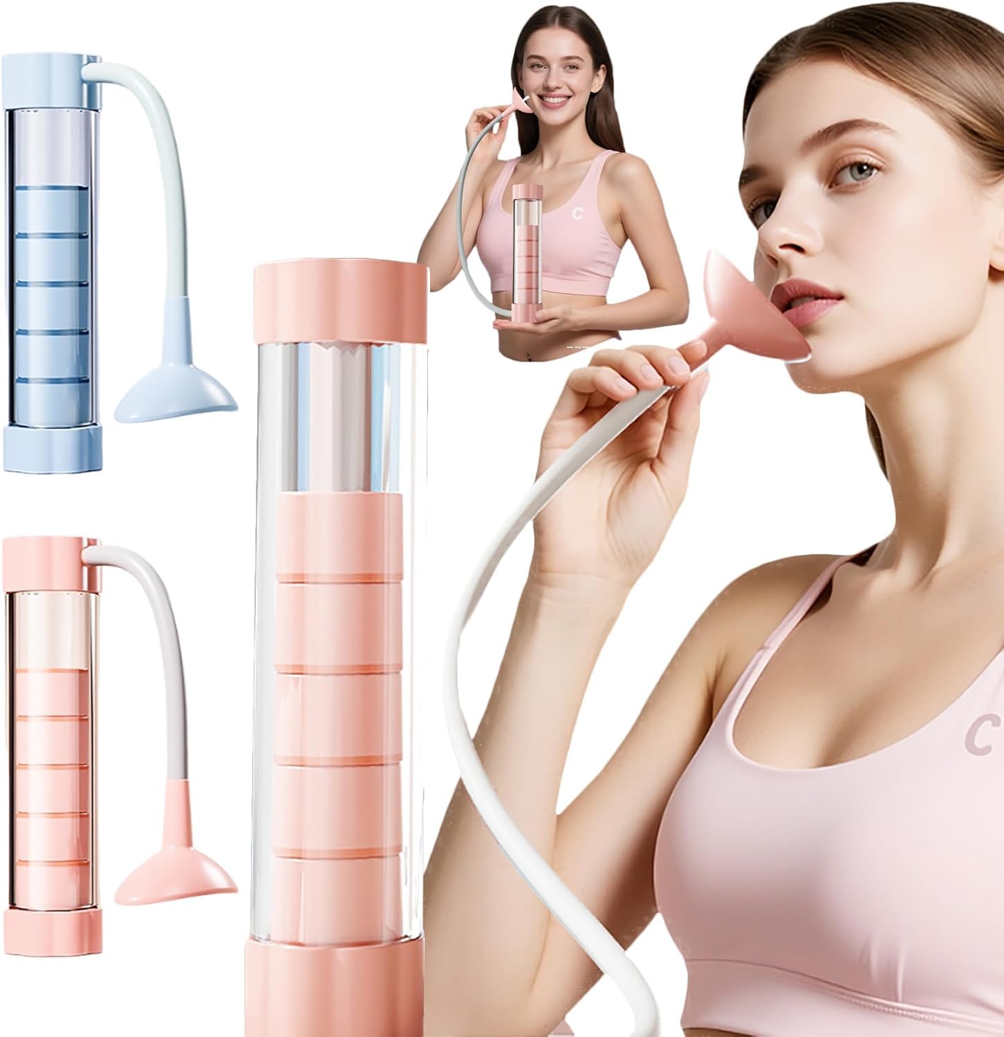 Breathing Exercise Device and Abdominal Exerciser Lung Trainer | For Athletes & Runners, Improves Lung Capacity, Compact & Lightweight, For Men & Women, Home & Gym Use-image-42