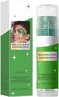 Glitterstift För Hår,Rött Och Grönt Långvarigt Glitter Gel - Ansiktsmakeup Och Glitter Håraccessoarer - För Firande, Festligheter, Högtidsfiranden, Jul, Halloweenfester, Evenemang, Festivaler