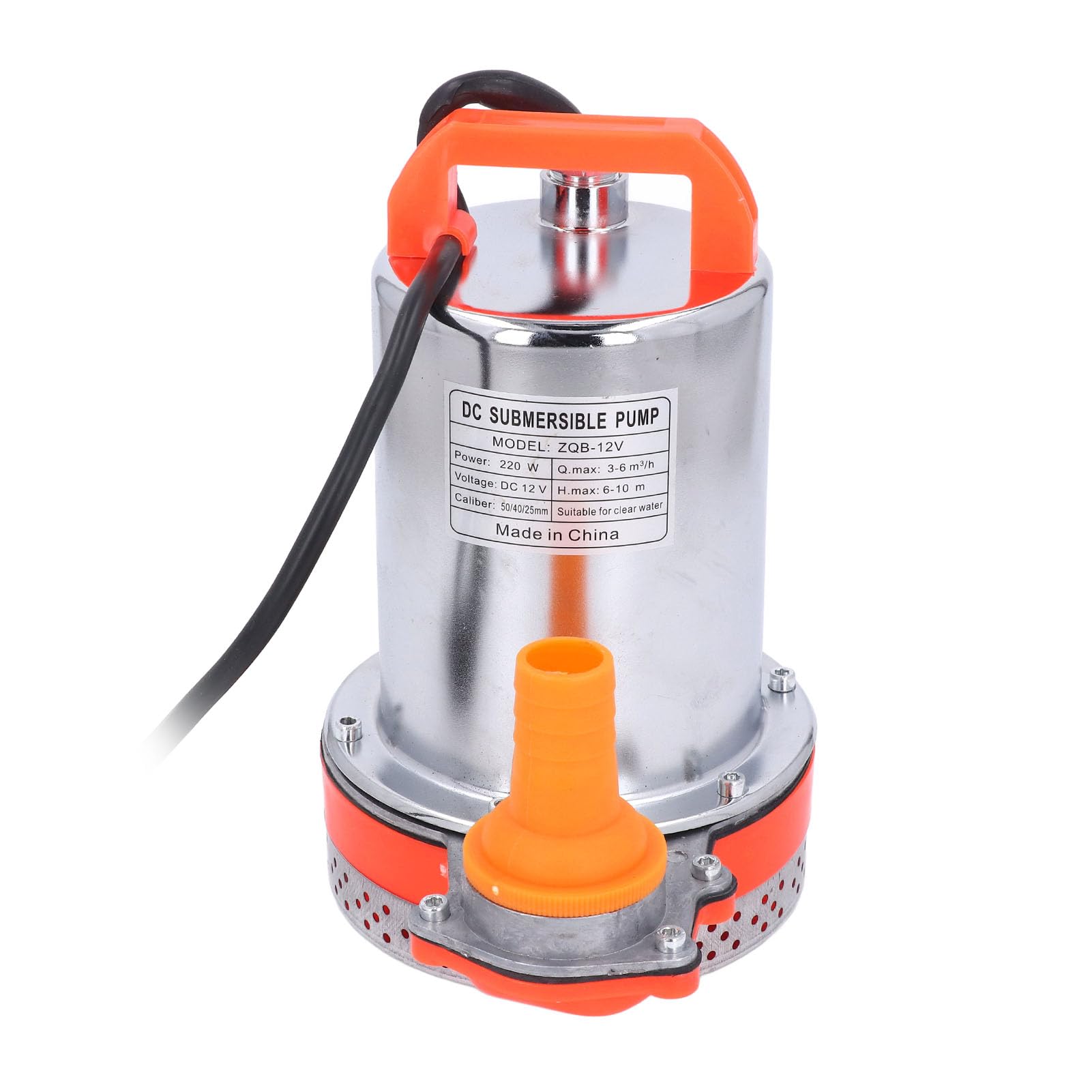 Ausla Bomba Sumergible DC12V, Bomba de Agua de Acero Inoxidable con