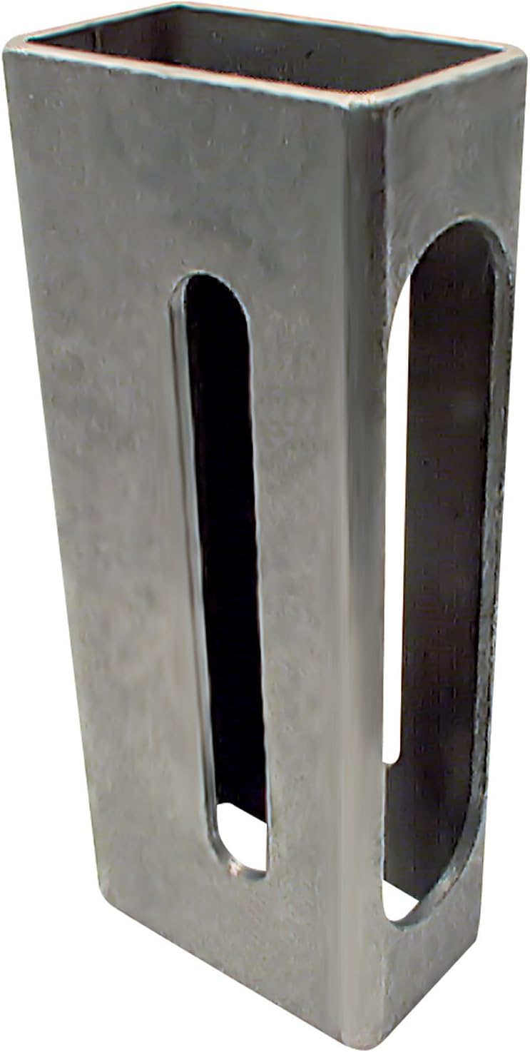 Allstar Performance ALL60186 1-1/2' x 6' x 2-1/2' 1/8' Steel Weld-On Style Trailing Arm Bracket with 1/2' Slider Box