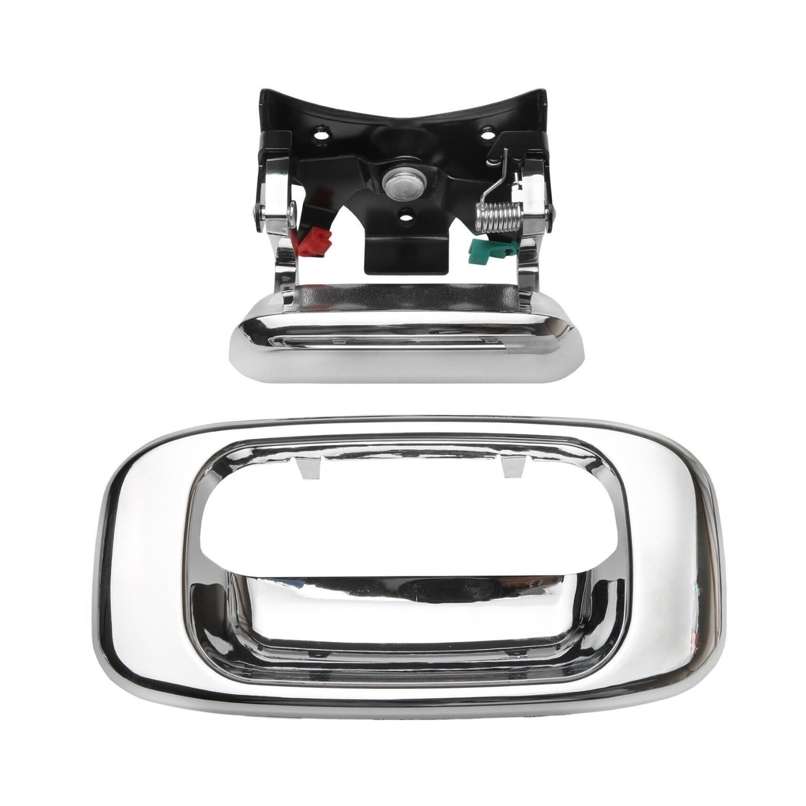 Mhtgd Bn251 Platic 15997911 15228541 Tailgate Handle Latch And Bezel Trim With Rod Clips For For Silverado For Sierra 1999-2007