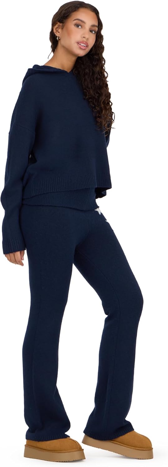 Forever 21 womens Hoodie & Foldover Pant Set - Image 3