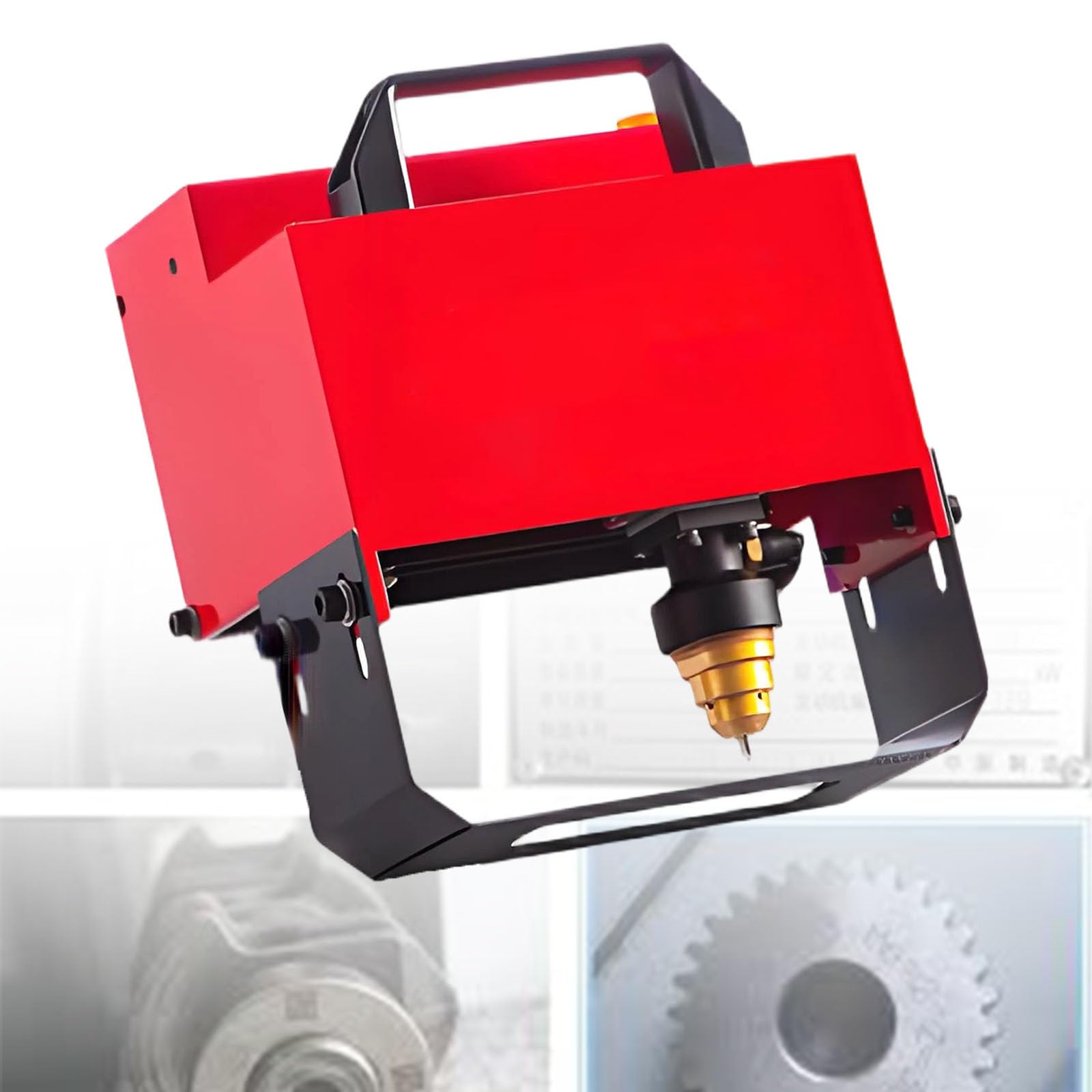LwiftGal Pneumatic Metal/Dot Peen Metal Marking Machine, Portable Metal Pneumatic Dot Peen Marking Machine for VIN Code, Frame Chassis Number 80 * 20mm