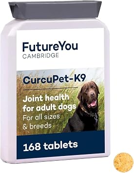 FutureYou CurcuPet Turmeric Tablets for Dogs & Cats, 168 Tablets