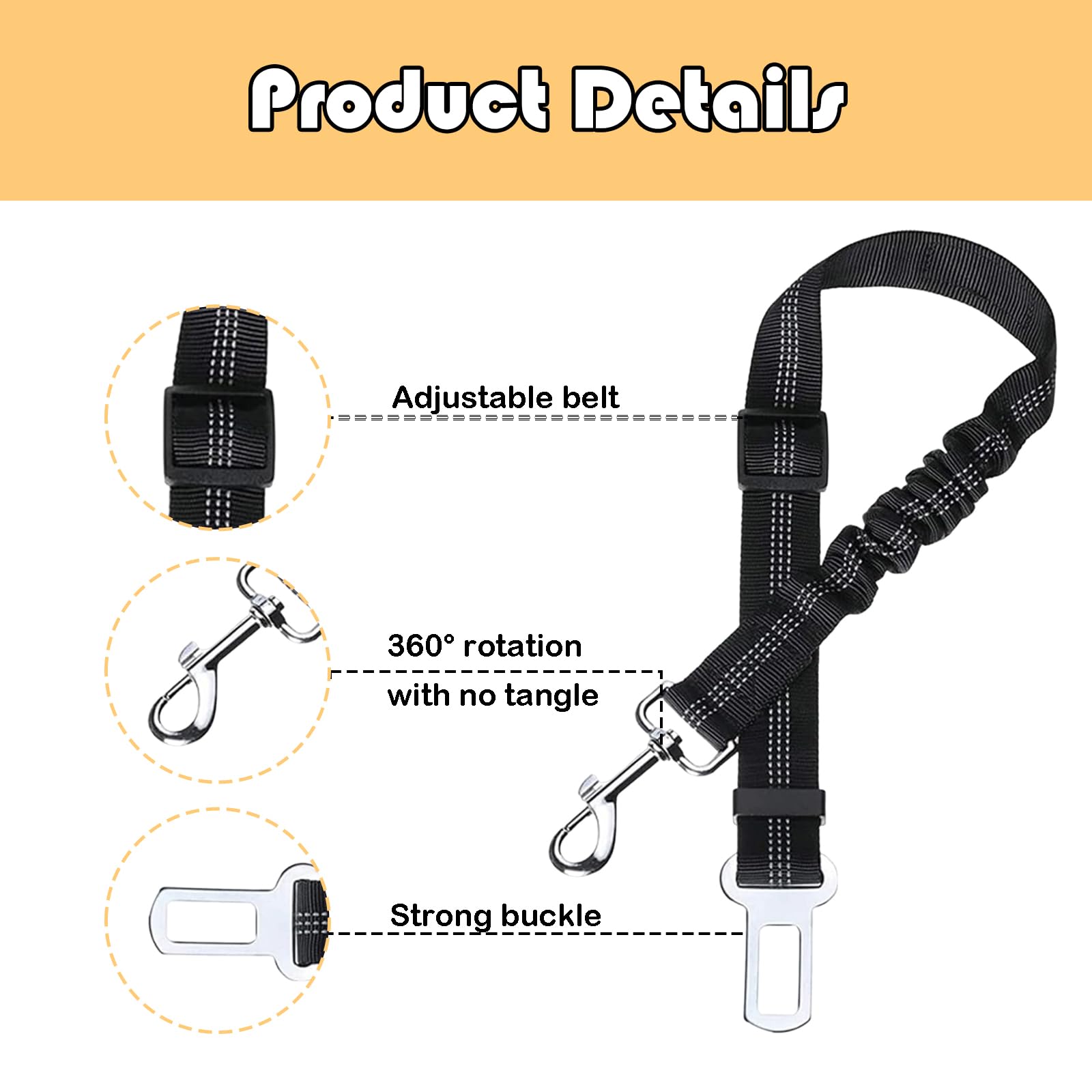 Dog Seat Belts For Cars Uk Headrest Dog Car Seat Belt Adjustable Car
