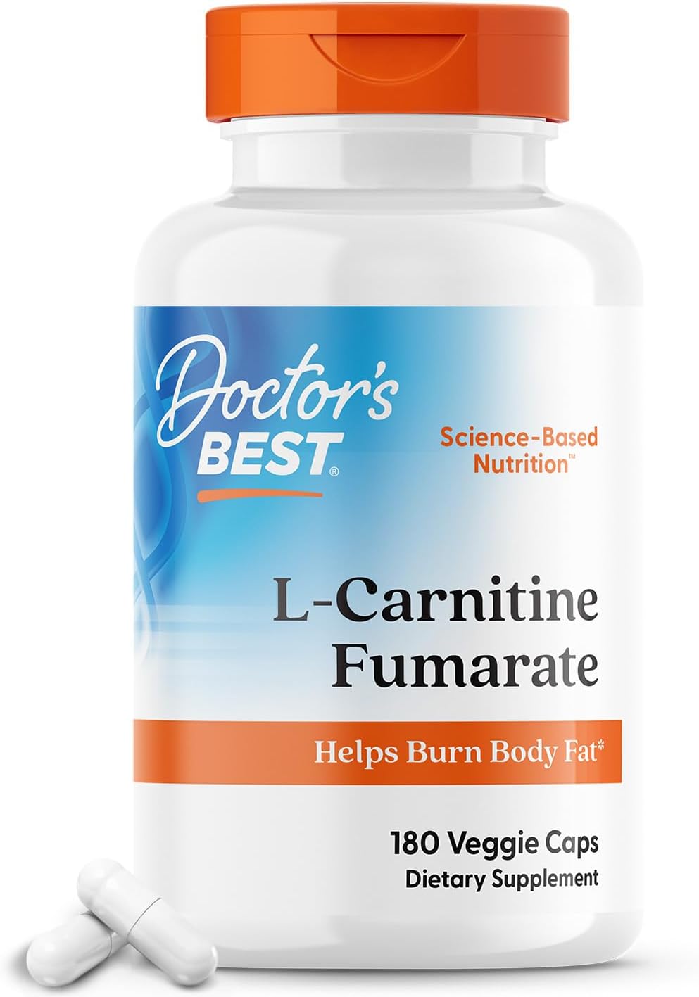 Doctor’s Best: L-Carnitine Fumarate (855 mg) – 180 veg. Kapseln