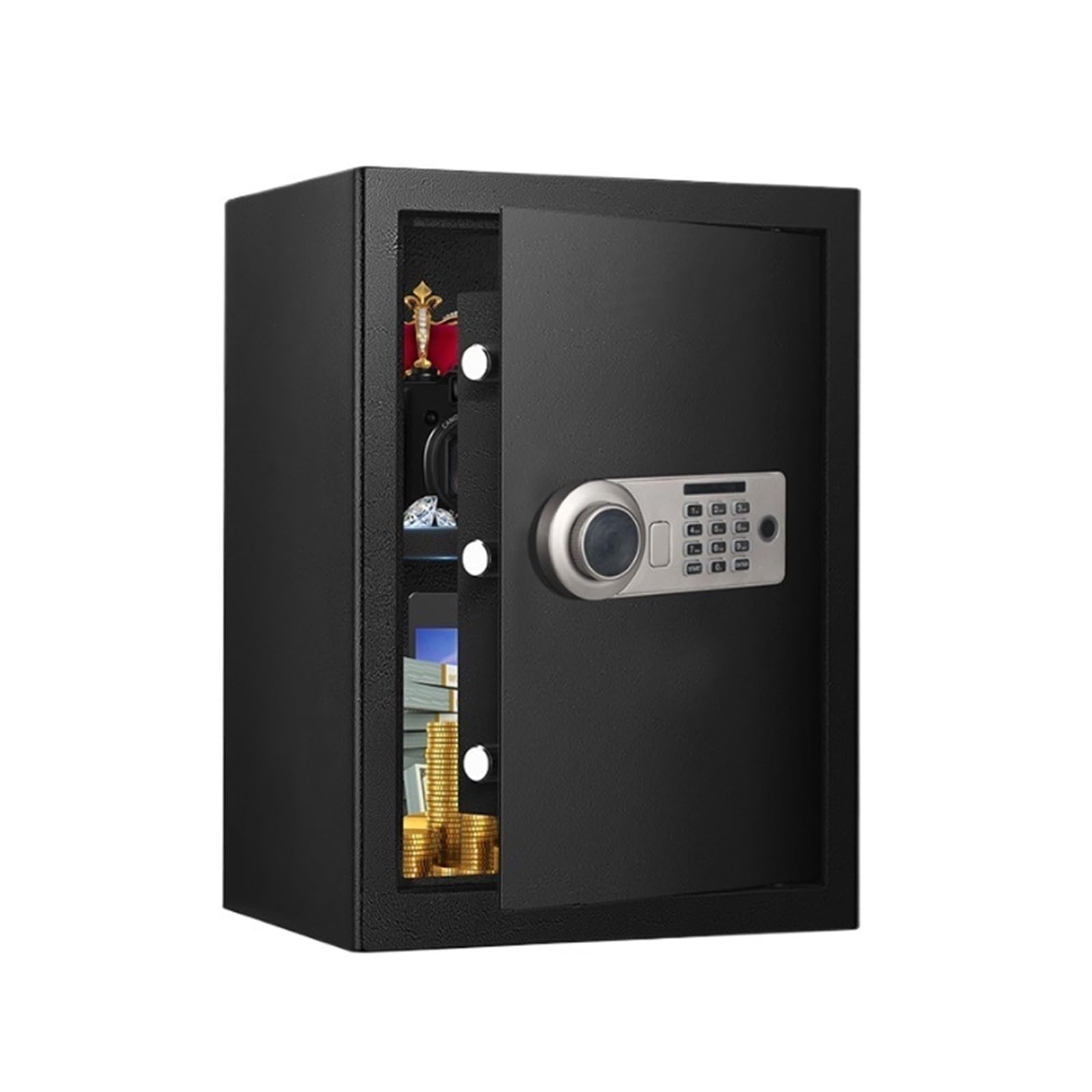sicuro Cassetta di sicurezza elettronica for depositi di sicurezza con sistema di allarme a tastiera digitale for oggetti di valore in contanti cassaforte