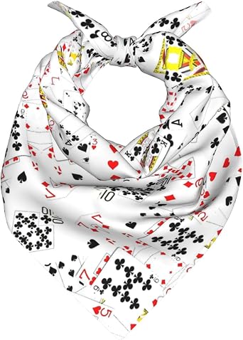 Scarf for Women 22in x 22in Square Bandana, Soft Lightweight Printed Head Neck Hair Wrap for Daily Wear