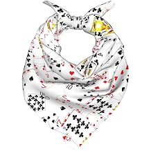 Scarf for Women 22in x 22in Square Bandana, Soft Lightweight Printed Head Neck Hair Wrap for Daily Wear