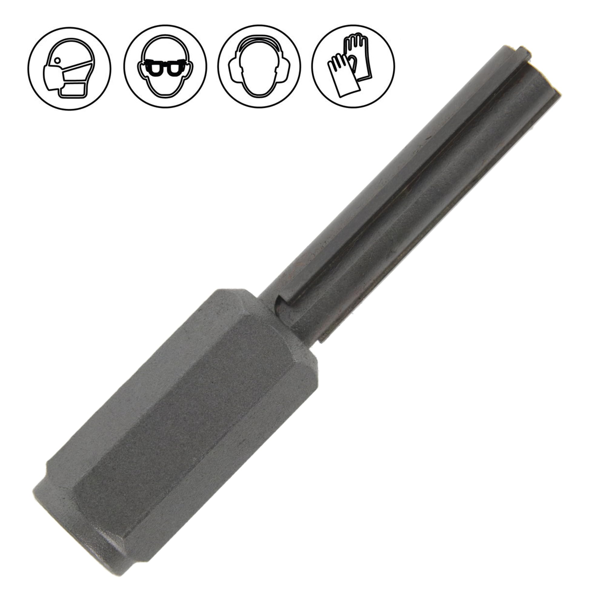 PRODIAMANT Fraise à joints en métal dur 12 mm Longueur de coupe 47 mm pour meuleuse d'angle, fraise à mortier avec filetage M14