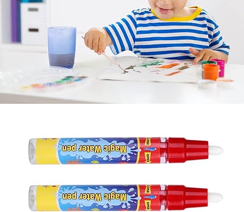 Miniatura 3 de 2 cepillos de agua mágicos, pluma mágica de dibujo de agua de juguete de repuesto para almohadilla de pintura mágica, almohadilla de pintura mágica