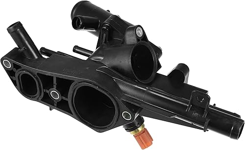 Miniatura 6 de X AUTOHAUX Conjunto de carcasa del termostato del refrigerante del motor para Kia Optima Sportage Sorento 11-15 para Hyundai Tucson Sonata Santa Fe