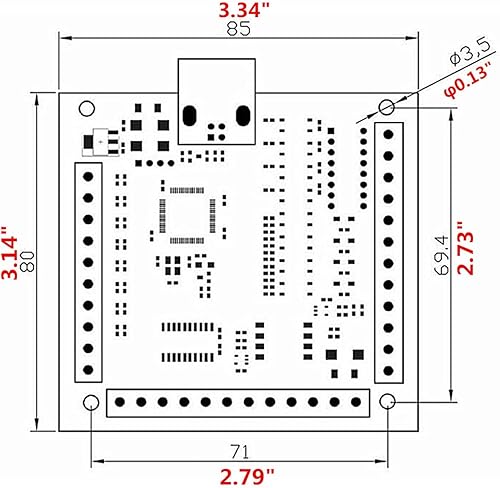 Miniatura 7 de CNCTOPBAOS Placa controladora USB Mach3 de 4 ejes, tarjeta de control de movimiento MACH3 de enlace de 4 ejes azul, controlador de controlador de