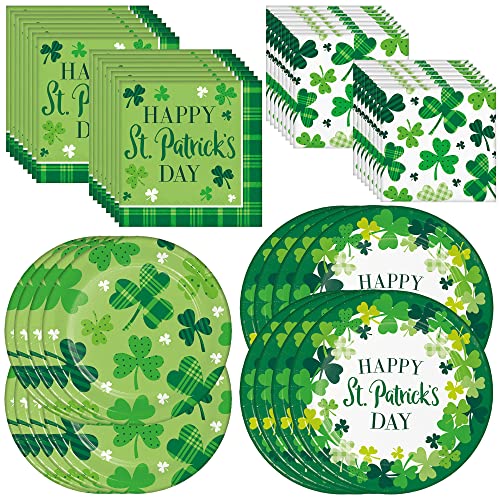 Kit vaisselle St Patrick jetable pour éviter la corvée de nettoyage - 2