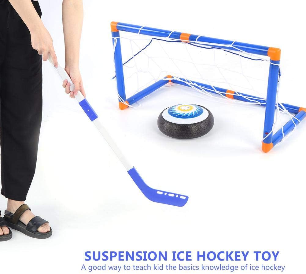Boys Hockey Hover Set,Air Power Training Ball Playing Hockey Game Hovering Hockey Toys Set Indoor Games For Kids Sports Gifts Toys for 3 4 5 6 7 8 9 10 11 12 Year Old Boys Girls Best Gift (1#) : Toys & Games