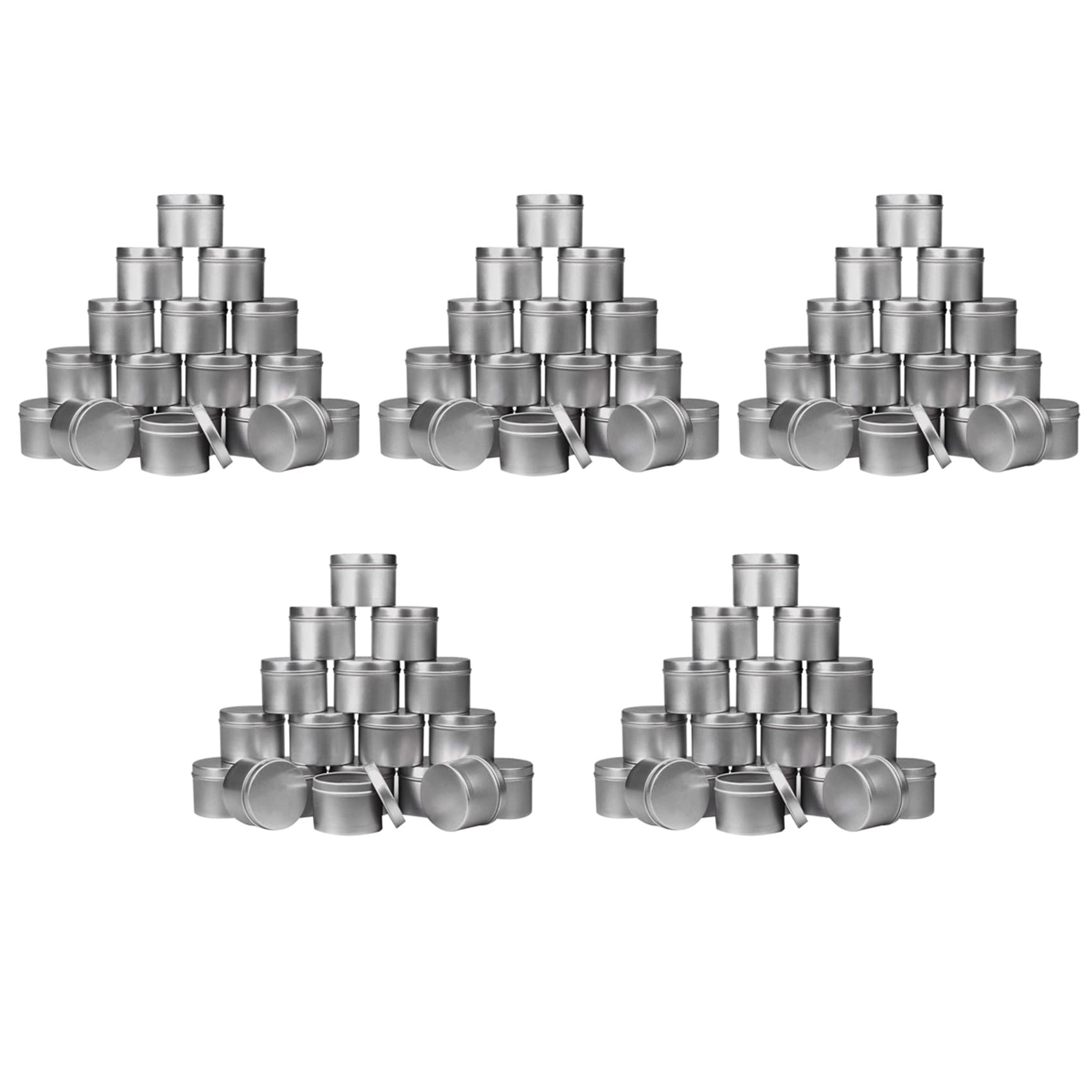 Hndhbfgrt 90 Piece Candle Tin, 4 Oz, Candle Containers for DIY Candle Making,Candle Container,Handmade Candle Making Tools