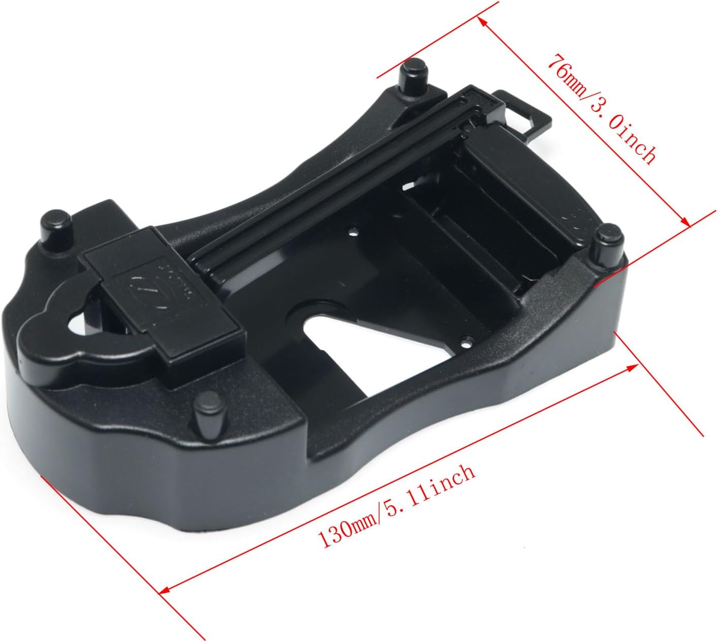 RLECS Black Wall Clock Movement Pendulum Accessories Swing Replacement Mechanism DIY Parts Heavy Duty Pendulum Driving Device