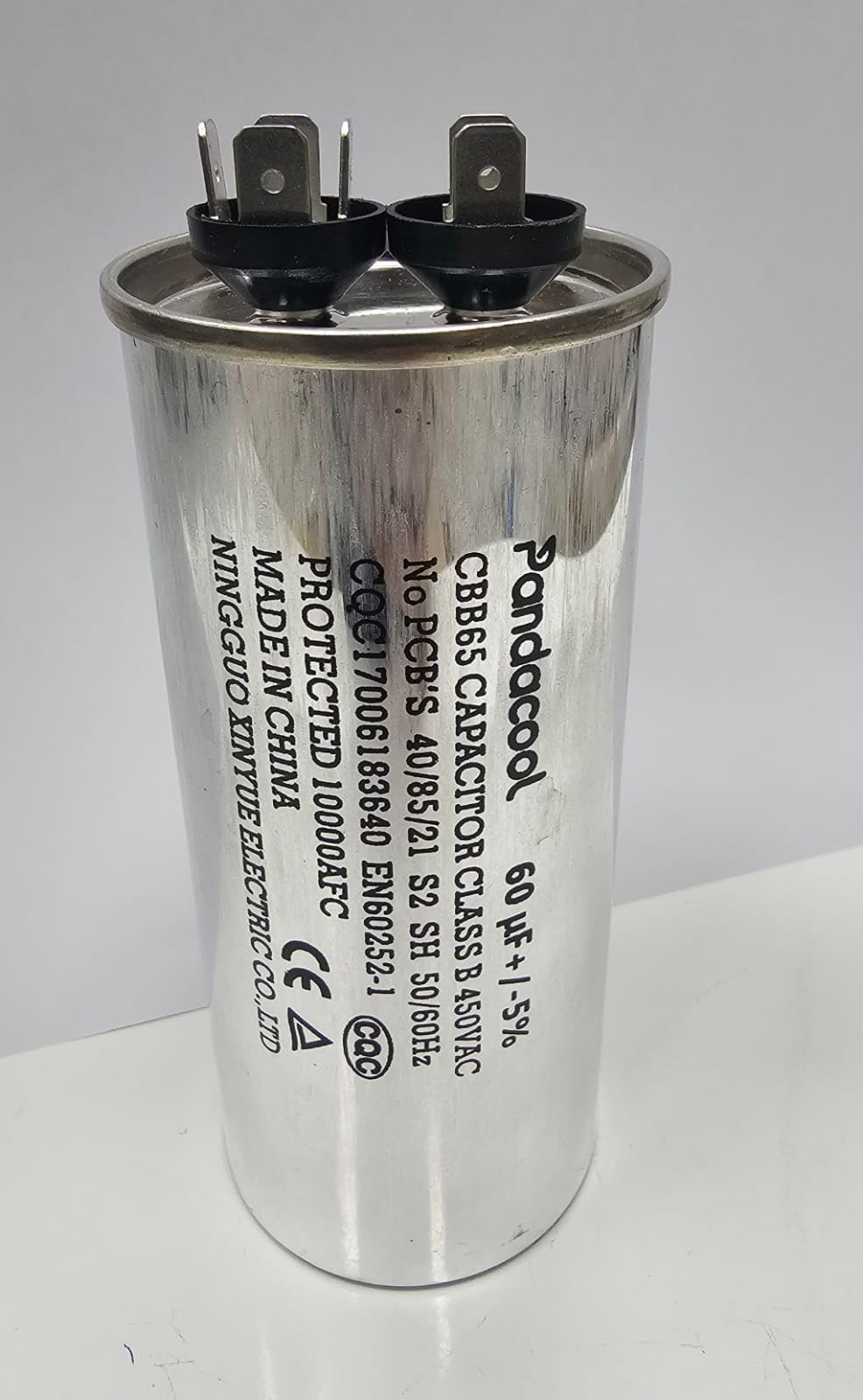 AC Capacitors Dual & Single Run Motor Capacitors for HVAC & Air Conditioning 450V (55+5uf)