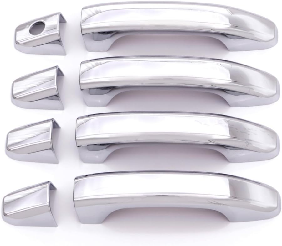 Bеѕt Dеаl Chеар 🛒 Auto Ventshade 685413 Chrome Door Handle Covers, 4-Door Set for 2014-2018 Silverado & Sierra 1500, 2015-2018 Silverado & Sierra 2500HD-3500HD