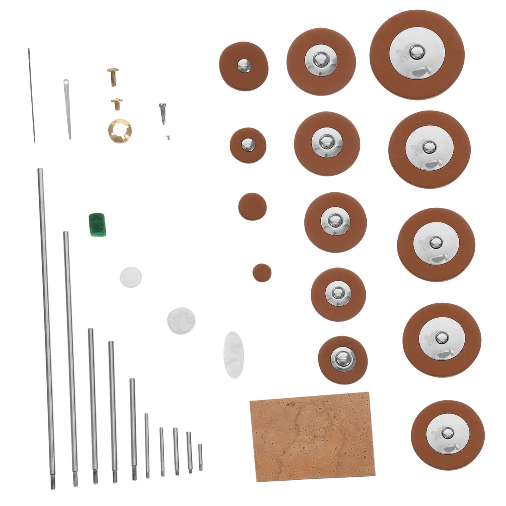 ibasenice Kit di Riparazione per Sassofono Contralto Parti di Riparazione Viti Cuscinetti Accessori per Manutenzione Strumenti a Fiato Sax Contralto