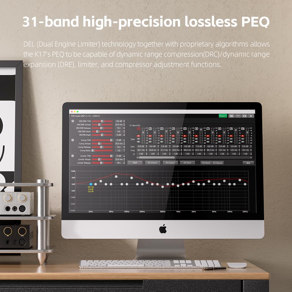 FiiO K17 DAC de Bureau et ampli Casque