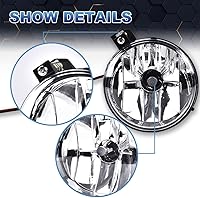 Vista 4 de PIT66 Luz antiniebla, compatible con Dodge 01-03 Dakota R/T/02,04 Dakota SXT/01-04 Dakota/04 Dakota/01 Durango Base/03 Durango SXT/01-03