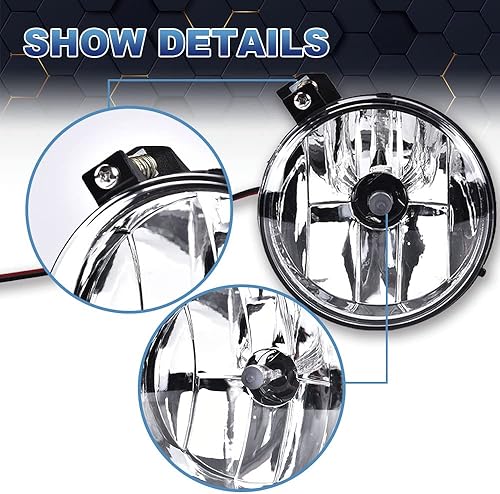 Miniatura 4 de PIT66 Luz antiniebla, compatible con Dodge 01-03 Dakota RT02,04 Dakota SXT01-04 Dakota04 Dakota01 Durango Base03 Durango SXT01-03 Durango02-03