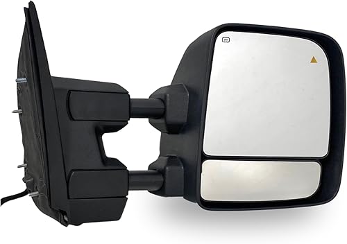 Spieg Espejo de remolque lateral del pasajero para Nissan Titan 2018-2024 Conjunto de espejo retrovisor lateral derecho Power Adj memoria