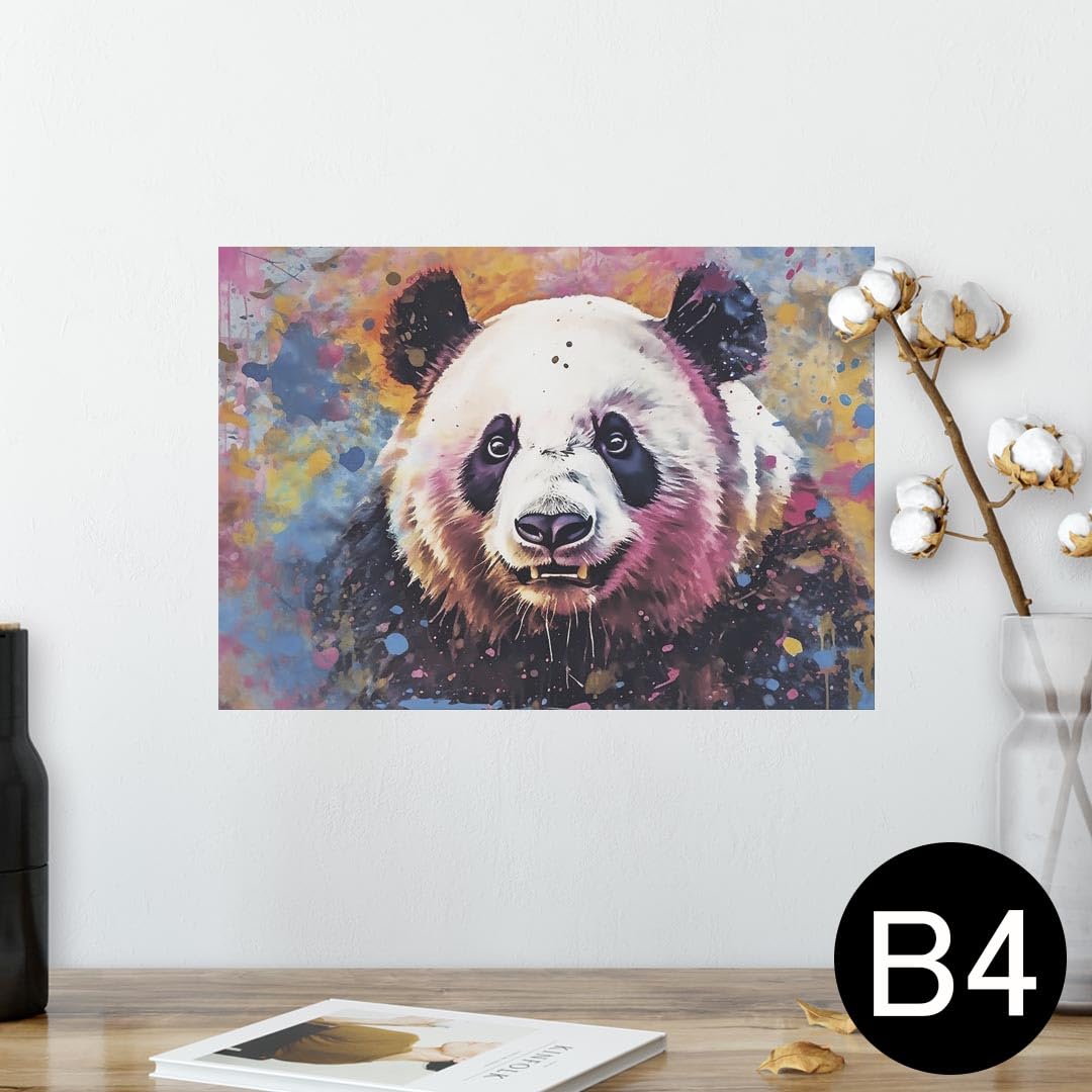 オーダーページ パネル 女の子とパンダ 9/16 Amazon.co.jp: ポスター シール式ステッカー 257×364㎜ B4