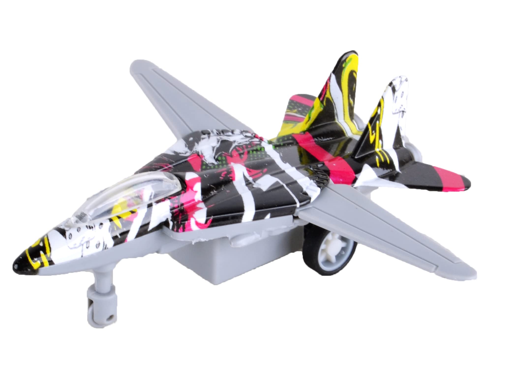 PJ Power Joy Everyday Toy Pullback Diecast Fighter Assorted, One Piece Sold Separately