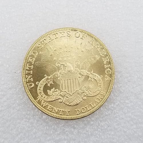 Miniatura 3 de Copia 1885 Liberty Morgan Moneda de Oro Veinte Dólares-USA Moneda de Recuerdo Moneda de la suerte Moneda Hobo Moneda Morgan Dollar Replica