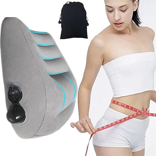 Miniatura 6 de Juego de almohadas inflables de cuña para cama, almohada de apoyo poscirugía para espalda, rodillas, alivio del dolor de piernas, almohadas