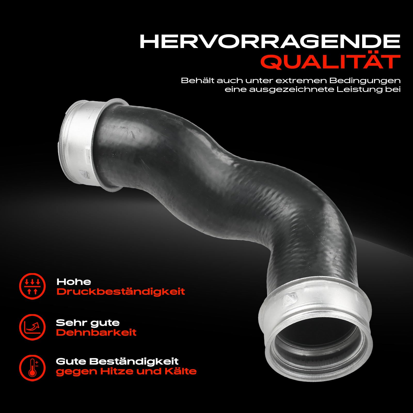 Ladeluftschlauch Turboschlauch für VW Multivan V 7HM 7HN 7HF 7EF 7EM 7EN Transporter 2.5L 2003-2009 7H0145980F
