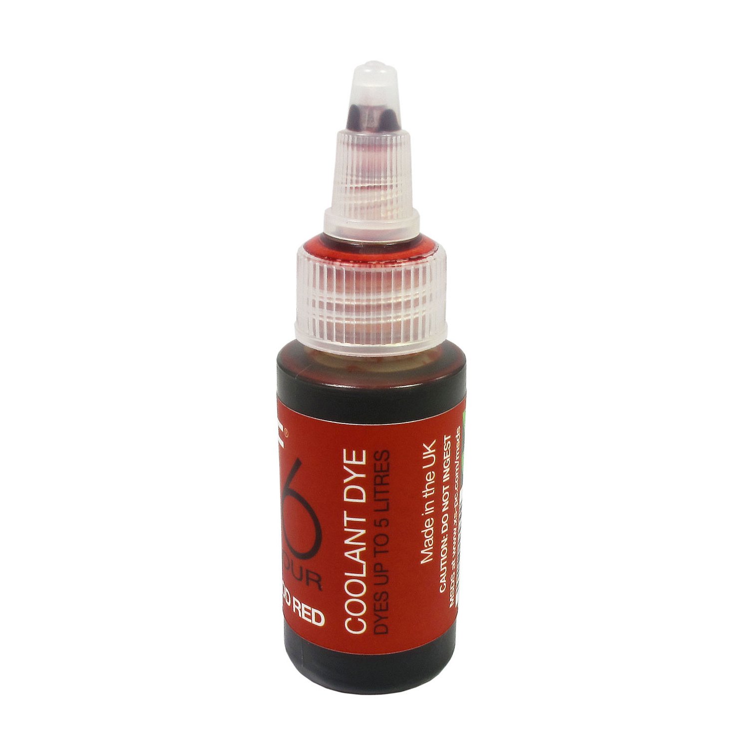 XSPC Pure Clear Premix Distilled PC Coolant (1000mL) and ReColour Dye (30mL) Bundle, Blood Red