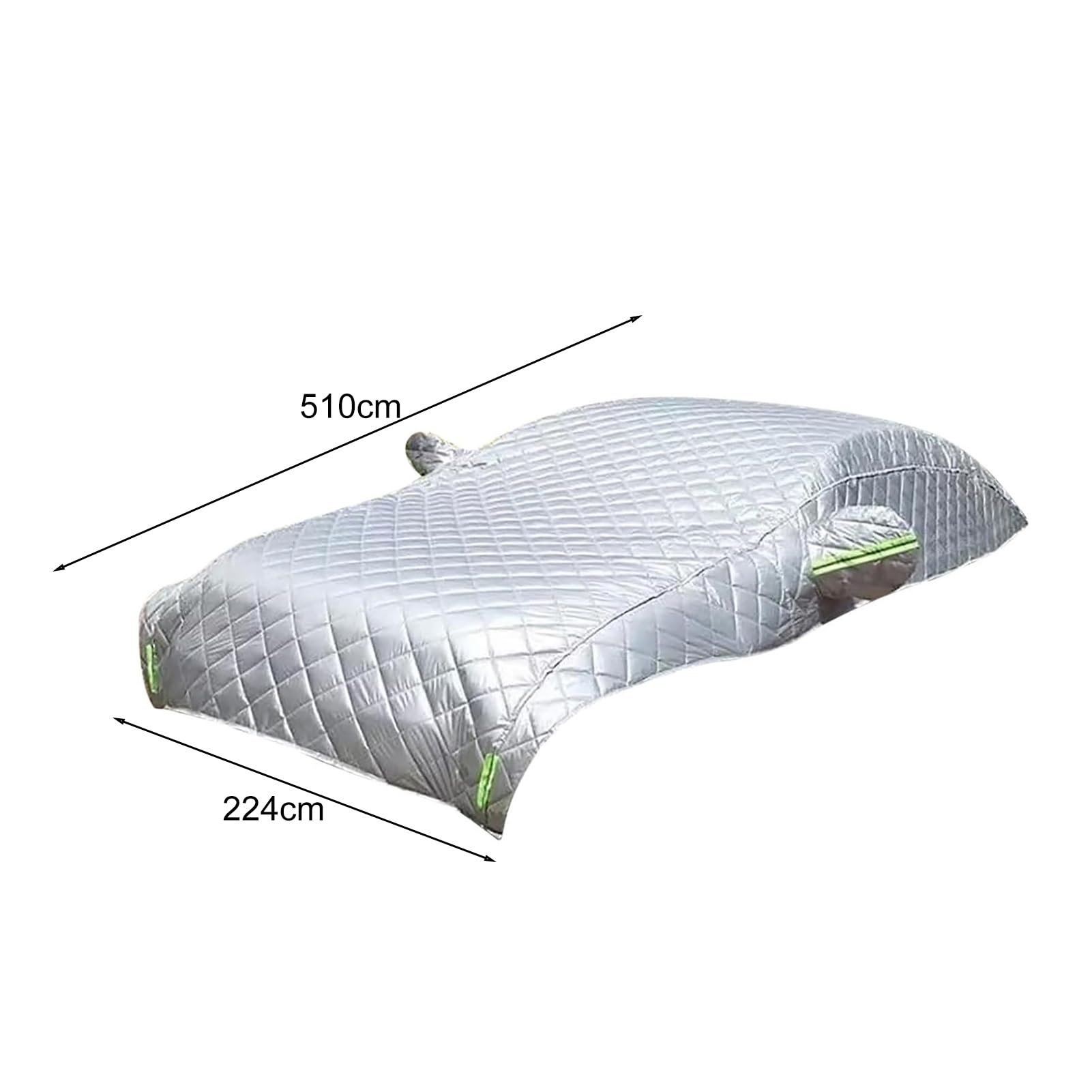Hagelschutzplane Auto, Autoabdeckung Hagelschutz für SUV & Limousine, Hageldecke Auto mit reflektierenden Streifen, Windfeste Hagelschutzdecke (L)