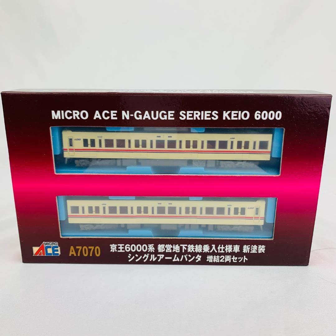 マイクロエース 京王6000系 地下線乗入仕様 新塗装 シングルパンタ 増結2両 マイクロエース 京王6000系 地下線乗入仕様 新塗装 シングル