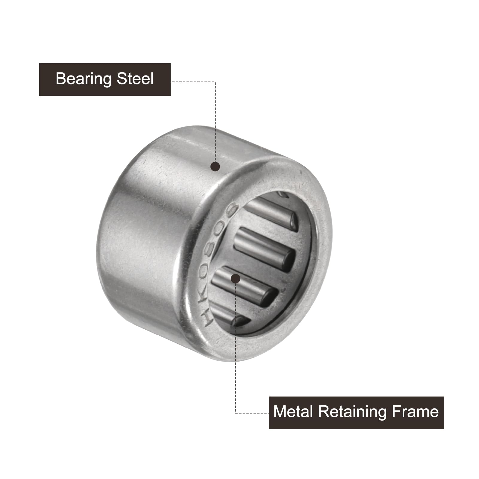 Amazon.co.jp: uxcell 10個H K0808ニードルローラーベアリング