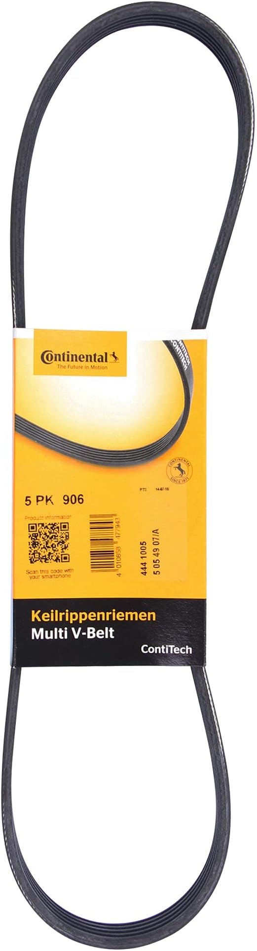 5PK906 V-ribbed belt