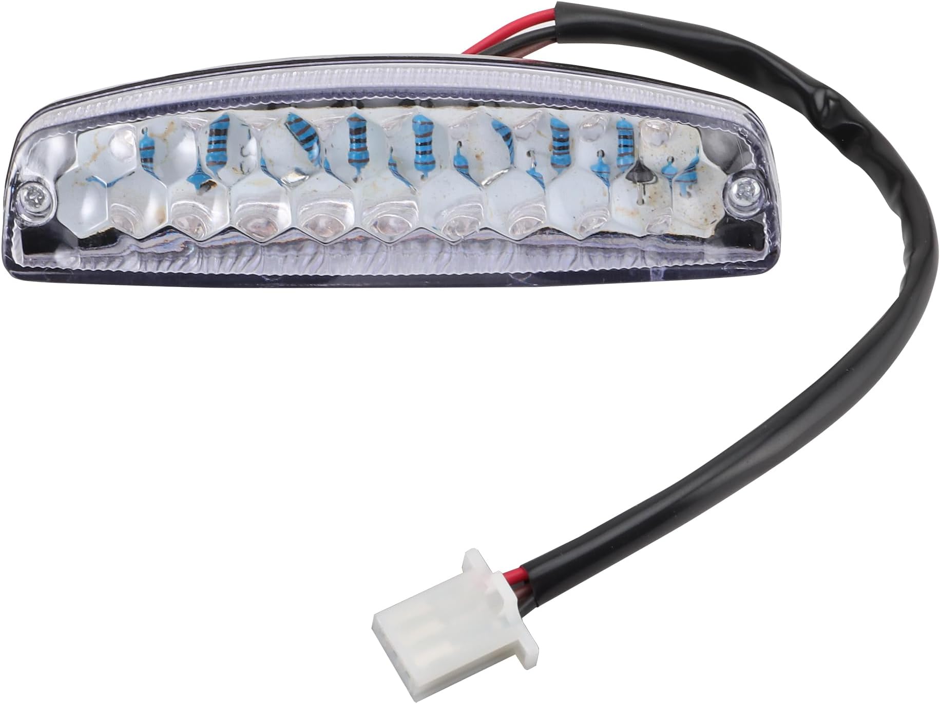 12V 3 Wire Rear Brake LED Tail Light Replacement for 50cc 70cc 90cc 110cc 125cc 150cc Taotao Roketa Baja Dune Buggy Sunl Jonway JCL Coolster Kazuma Chinese 4 Wheeler ATV Quad