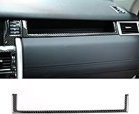 Vista 1 de YIWANG Cubierta de marco de fibra de carbono real Co-Pilot en forma de U para Land Rover Discovery Sport 2015-2019 Accesorios de automóvil