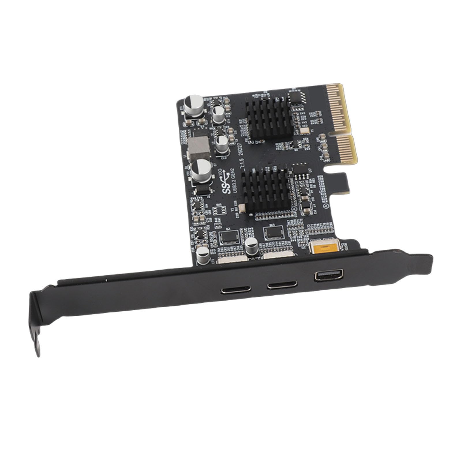 Alomejor Scheda di Espansione Type-C USB3.0 per PC Desktop Scheda PCIe 10G Multifunzione Ad Alta velocità con DisplayPort Video 4K 60HZ e Cavo Dati