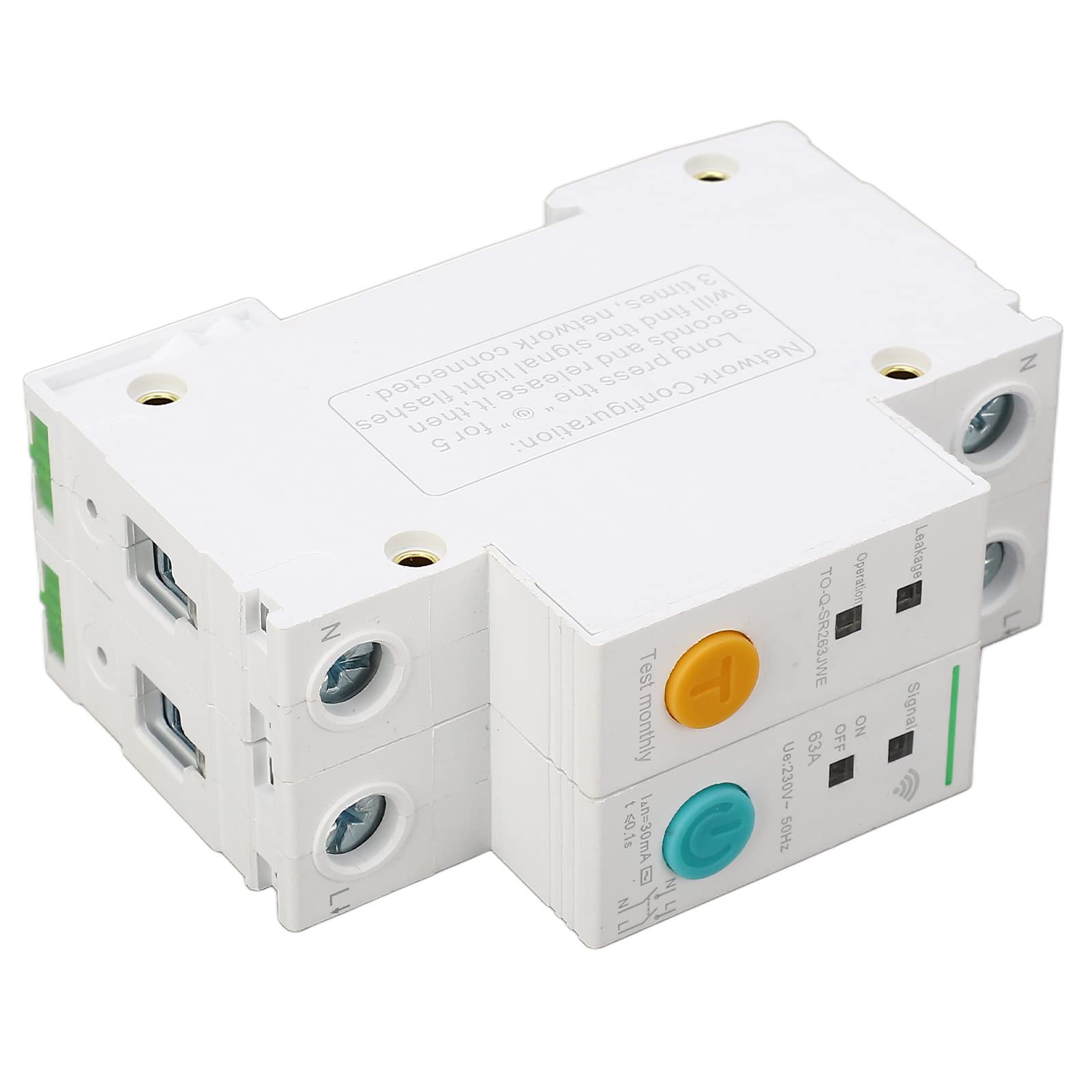 Interruptor Automático WiFi 2P 63A CA 230V Control Remoto con