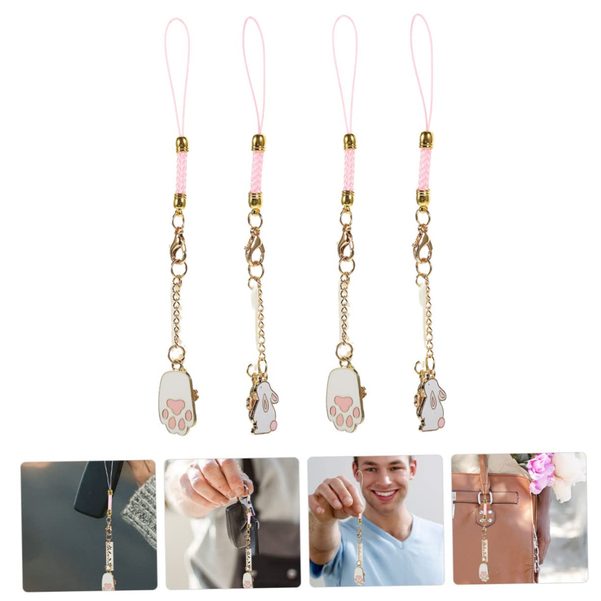 jojofuny 20piezas Encantadores Colgantes Para Teléfono y Adornos Decorativos De Accesorios Para Móvil Charm De y Gato Para Fundas De Smartphone