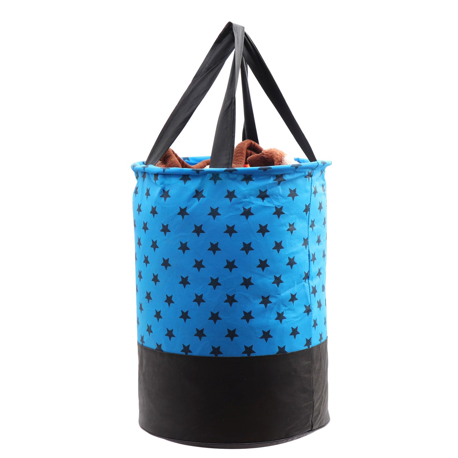 Perpetual Cloth Basket for Laundry - Waterproof Non-Woven Cloth Bag for Storage Clothes | Foldable Laundry Basket Bag with Handle 45 Liters - 30 x 15 x 5 cm, Blue (B0CKYLKZPQ) Amazon Price History, Amazon Price Tracker