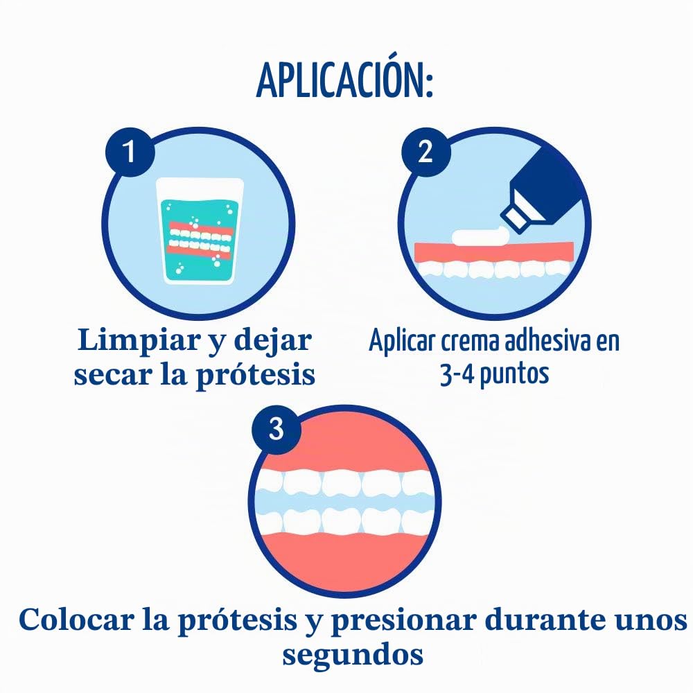 Kukident Crema adhesiva de fuerte adherencia, 6 unidades (40 g)
